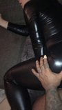 Anal Fuck in Latex Catsuit snapshot 4