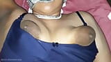 Desi Indian Ahmedabad College Teacher receives cum shot on hairy Pussy !! snapshot 5