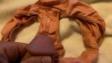 SEVEN excited spurts of cum on stepdaughter's panties snapshot 10