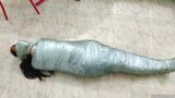 Young Girl Mummified Gagged And Hooded With Dirty Panties! snapshot 10