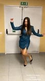 Cristina Pedroches dancing in miniskirt and heels snapshot 8