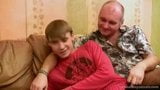 Russian daddy rims & fucks young man snapshot 2