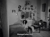 Kehidupan penari eboni bertelanjang atas (vintaj 1960-an) snapshot 1