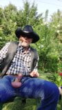Cowboy dad on break and pumping his cock snapshot 8