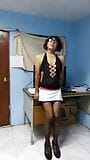 Cute Joselynne Cd B.And White Skirt snapshot 16