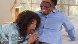 Two Gorgeous Babes – Misty Stone and Hazel Grace Share Isaiah's Cock snapshot 4