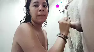 My Colombian Latina stepmom was taking a bath and I wanted to take a bath with her snapshot 20