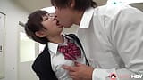 Japanese Kaho Miyazaki stepsister loves cock in mouth uncensored. snapshot 2