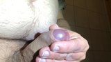 Pulling back my foreskin with cumshots 21.11.2017 snapshot 11