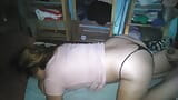 Babysitter with her short pink dress I put her thong on her side and we record snapshot 1