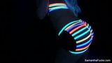 Samantha saint's blacklight 万圣节 snapshot 4