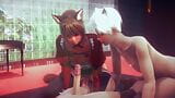 Yaoi Femboy -Yaoi Cat boy and fox boy have sex with femboy snapshot 2