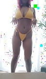 Stripping for you daddy bikini snapshot 4