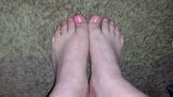 Muy bonito pies corrida en bbw latina sexy toes snapshot 7