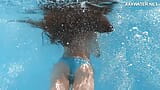 Sensational Hungarian Babe in Poolside Swim Session snapshot 13