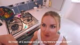 Cheating wife fucked in the kitchen  Andre Love  4k   ENG sub snapshot 10