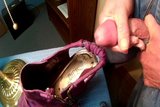 Busting a Nut on Shelly's Purple Wedges snapshot 9