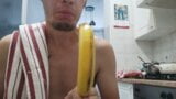 Croat gagging on huge banana deepthroat snapshot 2