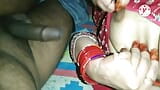 Karva chauth special: die frisch verheiratete Meenarocky hatte ersten sex und bekam nach einem blowjob sperma in den mund snapshot 7