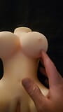 Follando a mi primera muñeca sexual con semen en las tetas snapshot 2