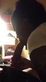 Black Couple - Deeptrhoat BJ snapshot 2