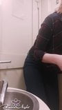 I Masturbate in the Train Toilet and Record it on Camera snapshot 16