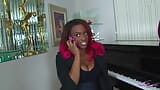 Piano lessons get put aside as the busty redheaded black chick is craving a BBC snapshot 1