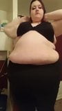 Ssbbw doppelte Bauch-Flops snapshot 2