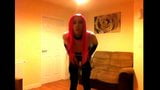 tranny flashing stripping in cosplay pink hair snapshot 2