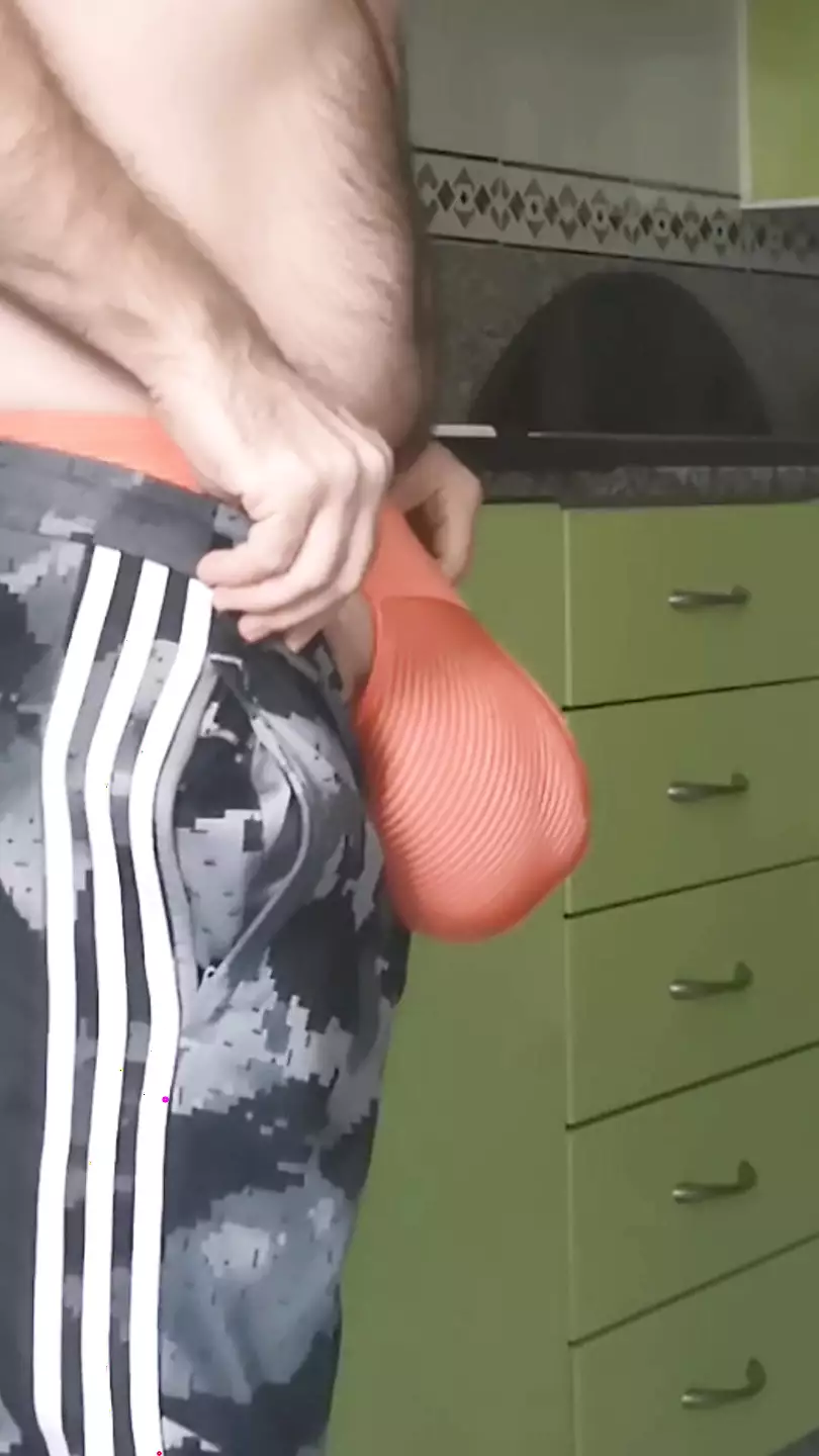 STOR ORANGE JOCKSTRAP BUNT