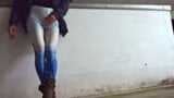 Piss in shiny leggings snapshot 5