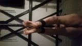 Smacking my slaves feet with a riding crop! snapshot 5