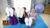itsPOV - Submissive teens Flora Fairy, Lina Love and Katy West do as commanded in foursome snapshot 2