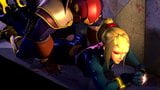 Samus mostra al capitano Falcon le sue mosse snapshot 1