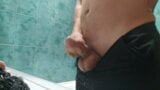 My cock - jerk at bathroom snapshot 8