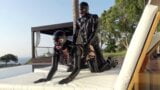 Latex Outdoor Fuck snapshot 17