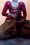 Red naked beautiful Leone dance in kaccha badaam snapshot 9
