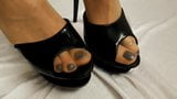 WIFES NYLONS FEET AND  HIGH HEELS snapshot 1
