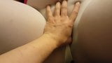 Fingering PAWG Pussy While Getting Footjob In Pantyhose snapshot 8