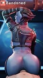 Mass Effect Liara T'soni chevauche une bite en POV snapshot 9