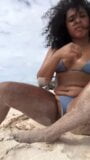 random aunty on a beach snapshot 3