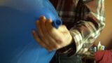 Blow Jack Cum Pop Big Blue Balloon - Retro - Balloonbanger snapshot 5