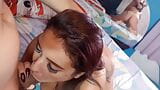 Eating the hot wife's ass, she makes me horny with that big ass. snapshot 2