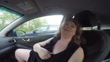 Mature Bbw fingering in car snapshot 1