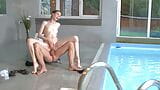 I Fucked Her Finally - Hard sex after a swim in the pool snapshot 14