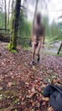 Masturbating in public, naked by the River snapshot 9