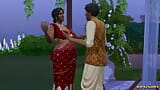 Hindi Version - Desi Milf Aunty let prakash play with her body before the wedding - WickedWhims snapshot 11
