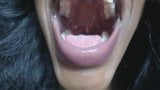 Inside black woman's Mouth Fetish snapshot 10